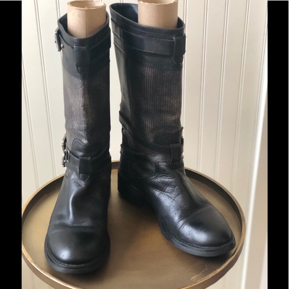 AQUATALIA BY MARVIN K MOTO BOOTS. 8.5. EUC - Picture 1 of 7